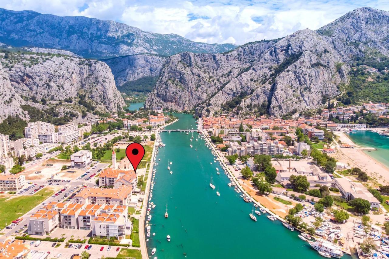 Apartmani Ribnjak Seka Omiš Eksteriør bilde